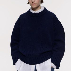 Zara limited edition recycled cashmere sweater S